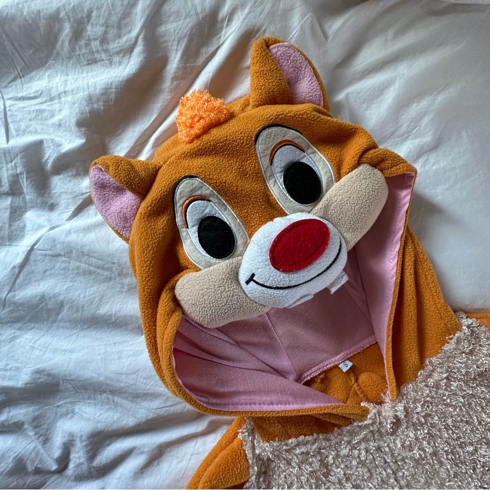 Disney Chipmunk Onesie| Adult Small | Dale Halloween Costume
